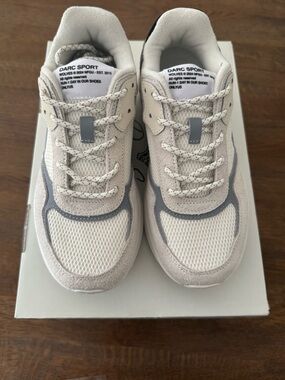 Darc Sport Women's Mesh & Suede Sneakers in white/Gray - brand new never used